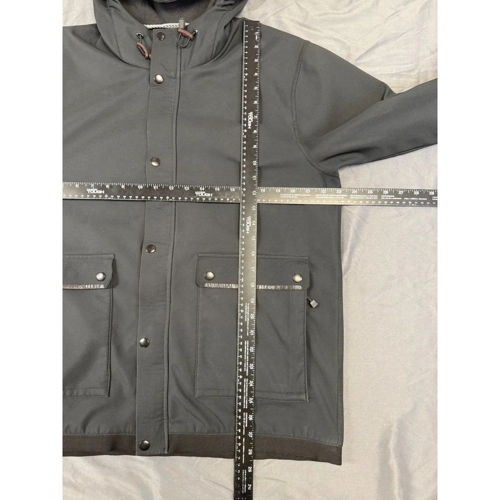 Nike ACG Mens Black Softshell Fleece Lined Hooded Jacket 337005-010 Large L
